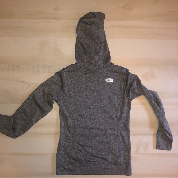 North Face Gray Pullover Hoodie Sweatshirt Small - Picture 7 of 8